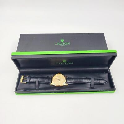 CROTON $20 1904 GOLD COIN REPLICA WATCH