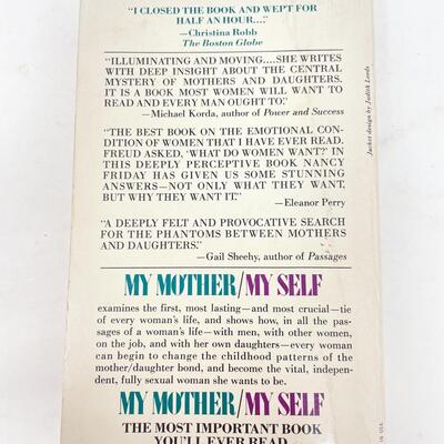 â€œMY MOTHER, MY SELFâ€ BY NANCY FRIDAY PAPERBACK BOOK