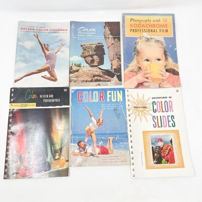 VINTAGE COLOR PHOTOGRAPHY BOOKLET BUNDLE