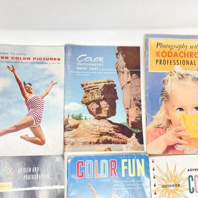 VINTAGE COLOR PHOTOGRAPHY BOOKLET BUNDLE