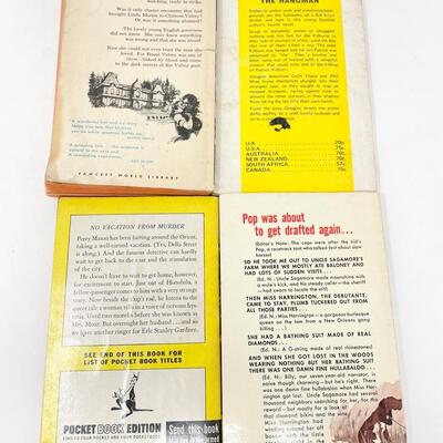 VINTAGE MYSTERY PAPERBACK BOOK BUNDLE