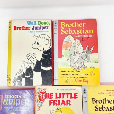 VINTAGE FRIAR/MONK CARTOON BOOK BUNDLE