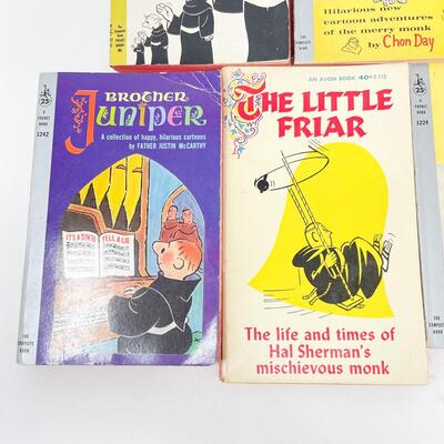 VINTAGE FRIAR/MONK CARTOON BOOK BUNDLE