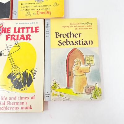 VINTAGE FRIAR/MONK CARTOON BOOK BUNDLE