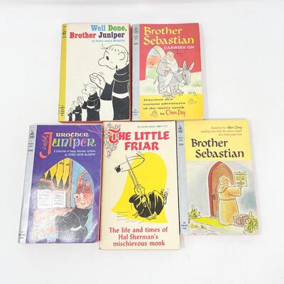 VINTAGE FRIAR/MONK CARTOON BOOK BUNDLE