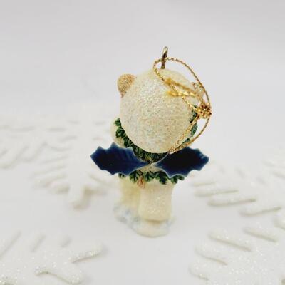 HANGING LARGE SNOW FLAKES & ANGEL BEAR BUNDLE