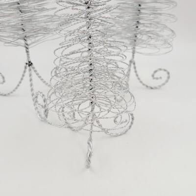 3 PAIR OF DECORATIVE METAL TREES