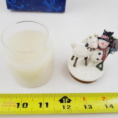 NW BLIZZARD COMPANY CANDLE DECOR
