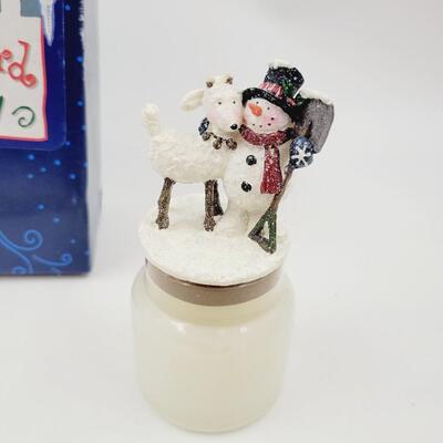 NW BLIZZARD COMPANY CANDLE DECOR