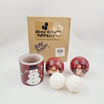 HOME & GARDEN PARTY HOLIDAY CANDLE SET