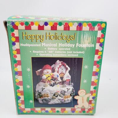 HAPPY HOLIDAY'S MUSICAL WATER FOUNTAIN