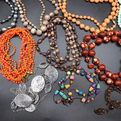 Assorted Lot of Costume Beaded Jewelry Necklaces