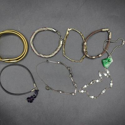 Lot of Various Costume Jewelry Bracelets Charms and More
