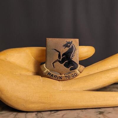 Lot 227: Vintage Dress Blue 112th Calvary Regiment Military TEXAS ARMY NATIONAL GUARD