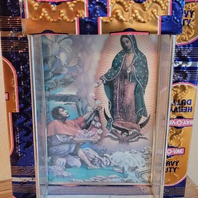 Lot 235: Mexican Tin Alter Art
