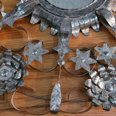 Lot 237: Vintage 1950's Mexican Tin Mirror
