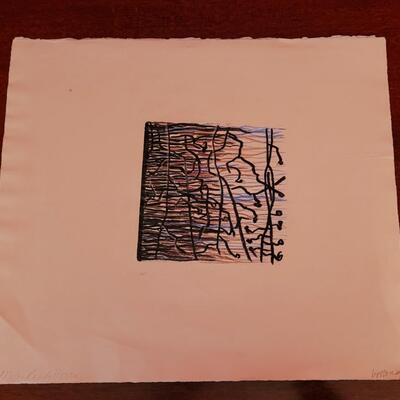 Lot 238: RANDY PIJOAN Handpainted Aquatint