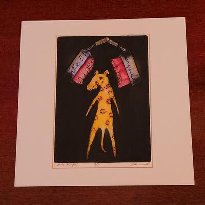 Lot 239: GORDAN K. SHERMAN "Bite Marque" Intaglio