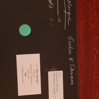 Lot 239: GORDAN K. SHERMAN "Bite Marque" Intaglio