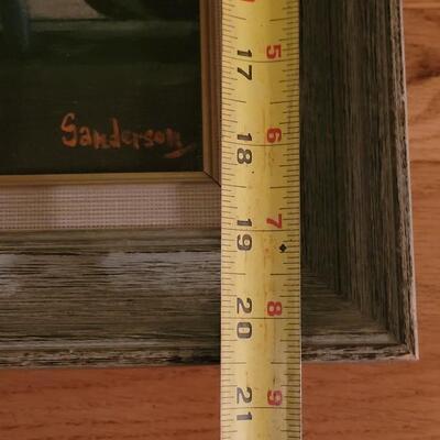 Lot 240: Original Oil Painting by Colorado Modernist WILLIAM SANDERSON