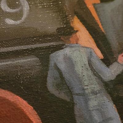 Lot 240: Original Oil Painting by Colorado Modernist WILLIAM SANDERSON