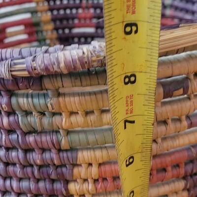 Lot 243: Vintage Mexican Toluca Valley Figural Basket
