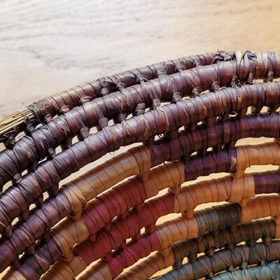 Lot 244: Vintage Mexican Toluca Valley Basket