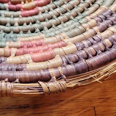 Lot 244: Vintage Mexican Toluca Valley Basket