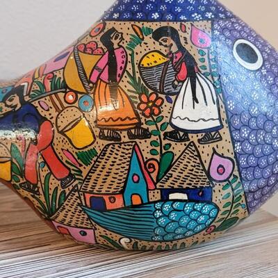 Lot 247: Mexican Handpainted Pottery by FLORA DE La Cruz