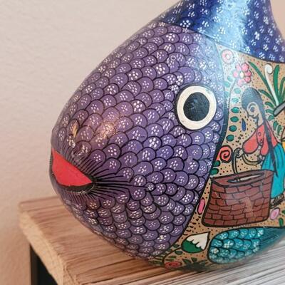 Lot 247: Mexican Handpainted Pottery by FLORA DE La Cruz