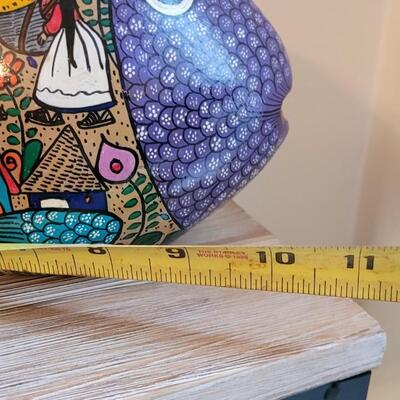 Lot 247: Mexican Handpainted Pottery by FLORA DE La Cruz