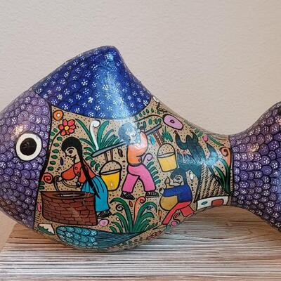 Lot 247: Mexican Handpainted Pottery by FLORA DE La Cruz