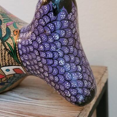 Lot 247: Mexican Handpainted Pottery by FLORA DE La Cruz