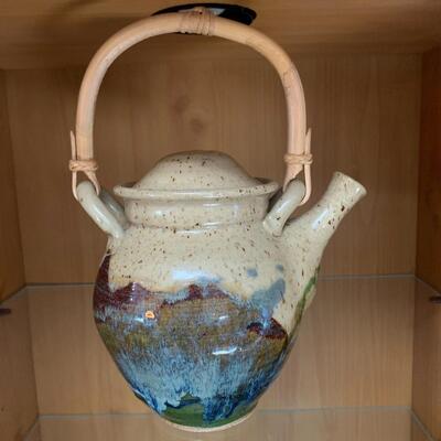 Bamboo Handle Tea Pot (LR - JS)