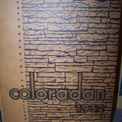 LOT 43  COLORADO UNIVERSITY YEARBOOKS 1952-54-57