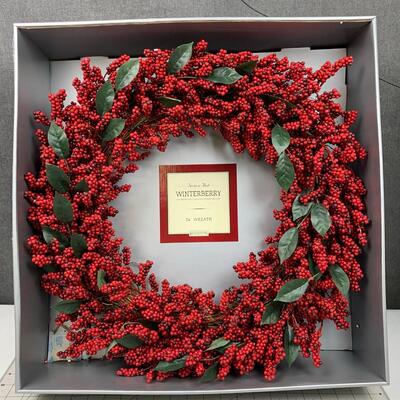 #13 Restoration Hardware Festive Red Winterberry 24