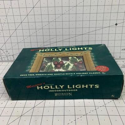 #21 Restoration Hardware Holly Lights in Box