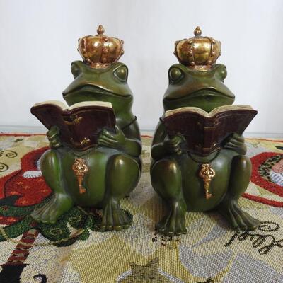 Frog Price Book Ends