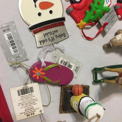 Lot of Ornaments With Tags