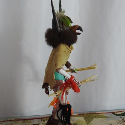 Hopi parrot Head Kachina Doll