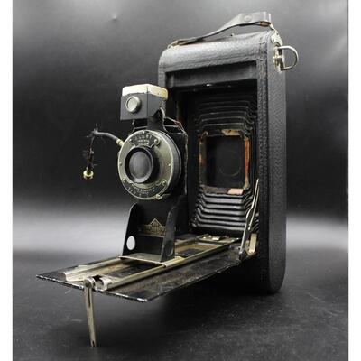 Antique Burke & James A. Ingento Jr. Folding Bellows Camera