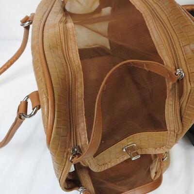 2 Bags, Calvin Klein Black Travel Bag, Brown Companion Road Pet Bag