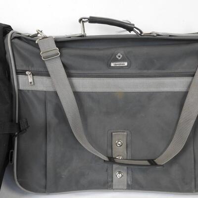 2 pc Luggage: Samsonite and Renegades Garment Bags