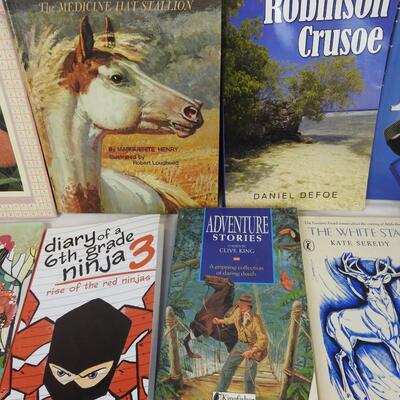 17 Fiction Books: Five True Horse Stories, Adventure Stories