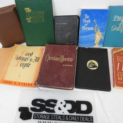 10 LDS Religious Books: The Light and the Life, Christian Worship - Vintage