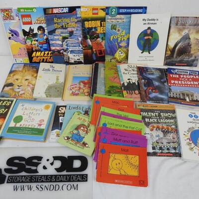 34 Children's Books, Early Reader Books, Spiderman, Guide to Washington