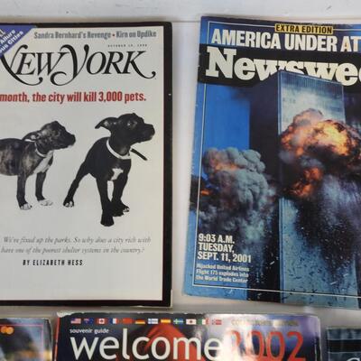 9 Magazines, Time Magazine, World Trade Center, 2002 Olympics
