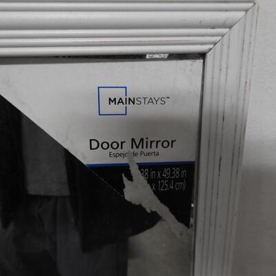 White Mainstays Door Mirror, 13