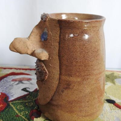 Vintage Stoneware Figure Mug