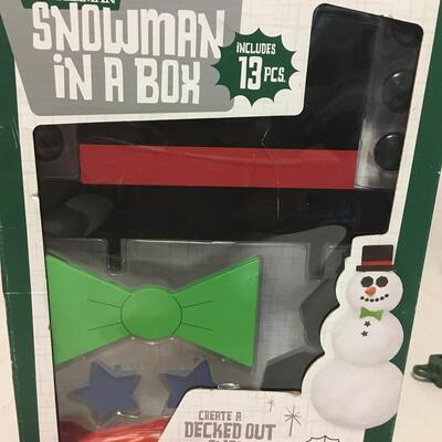 New Snowman in a box